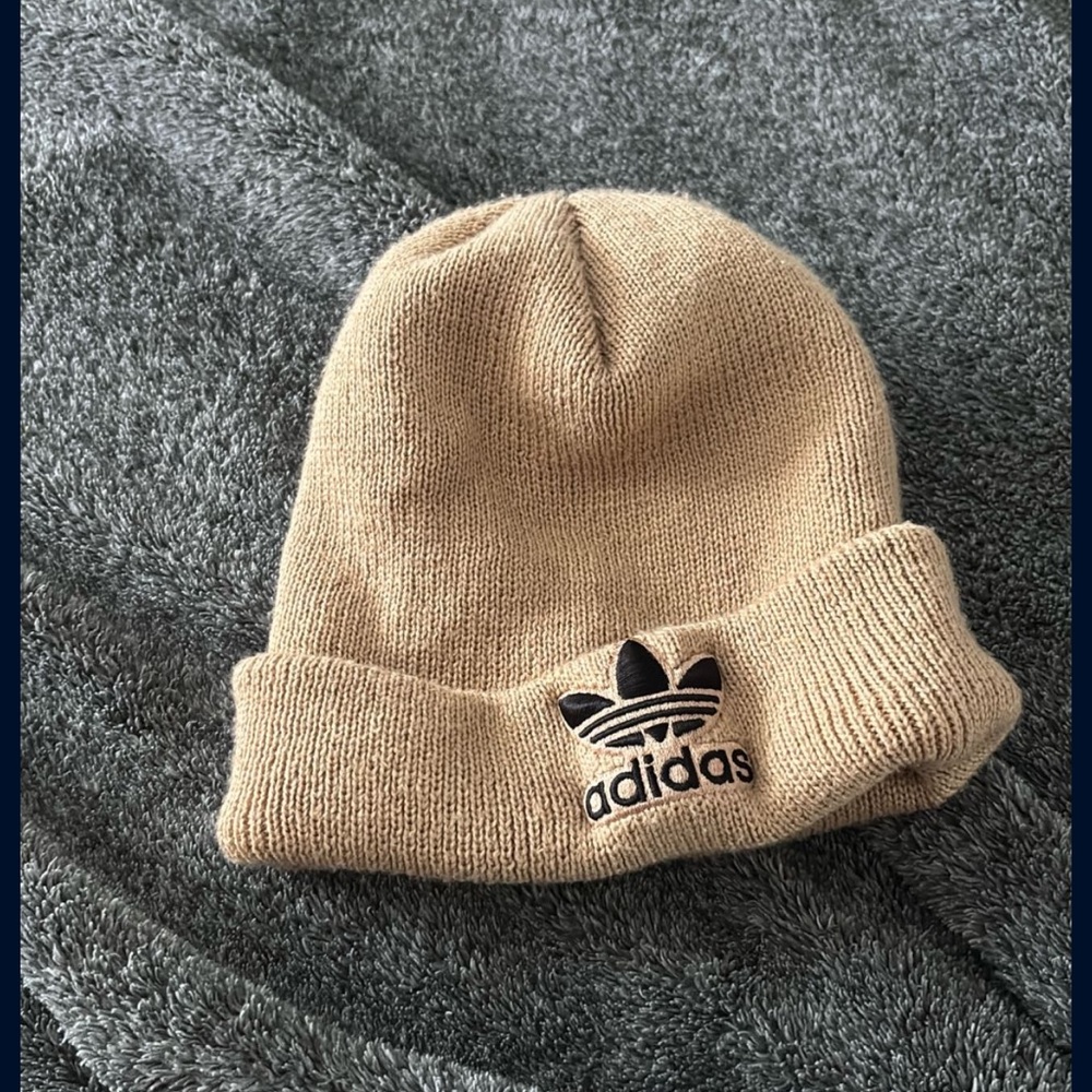Adidas Tan Knit Beanie Hat
